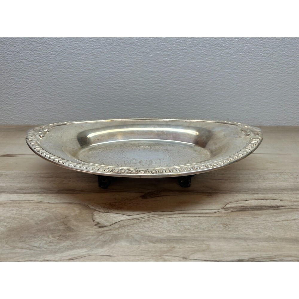 Vintage Sheridan Silverplated Oval Candy Dish Home Decor